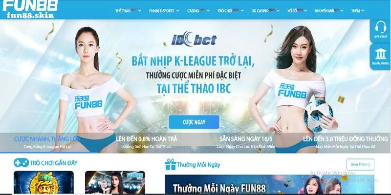Fun88 với kho tàng game đa dạng