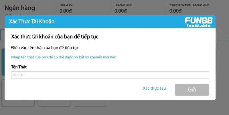 Khắc phục lỗi rút tiền tại Fun88 không thành công